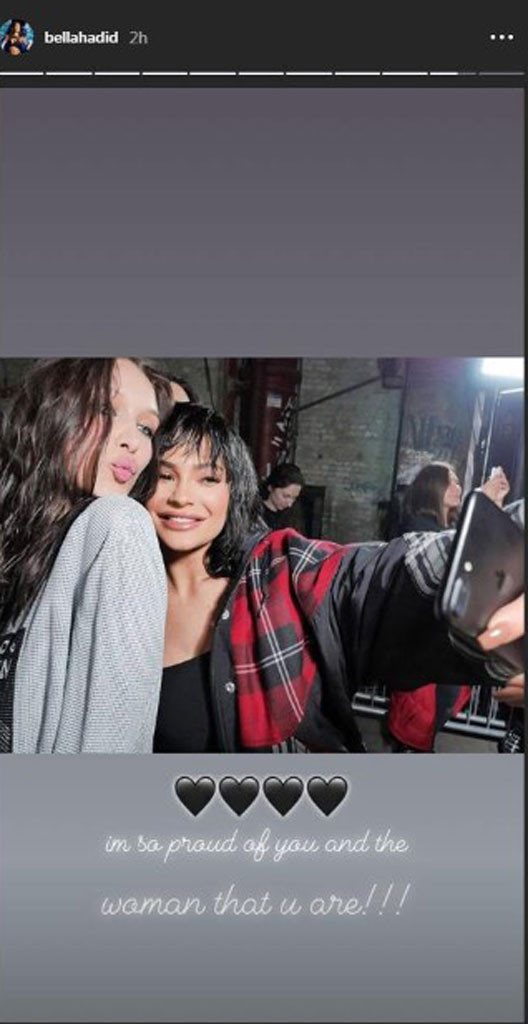 Kylie Jenner, Bella Hadid